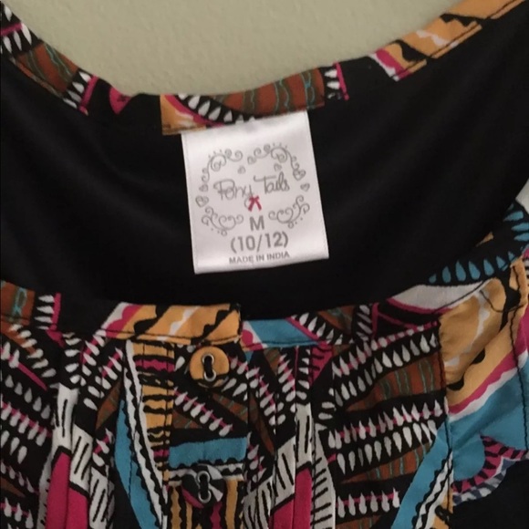 Pony Tails Women Sleeveless Blouse Size Medium - Picture 2 of 5